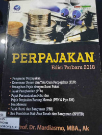 Image of Perpajakan Edisiterbaru 2018